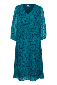 Kaffe Dori Dress, Blue