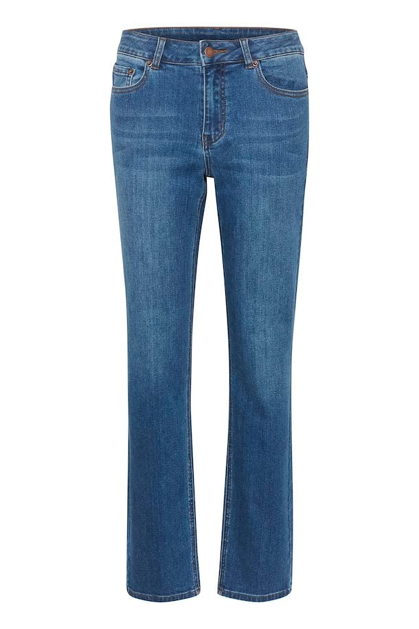 Kaffe Sinem Straight Jeans, Blue Denim