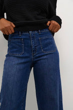 Load image into Gallery viewer, Kaffe Karla Hw Flared Jeans, Medium Blue
