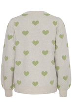Load image into Gallery viewer, Ichi Brielle Long Sleeve Pullover, Green
