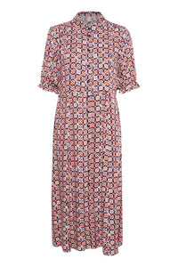Culture Tila Long Dress, Orange