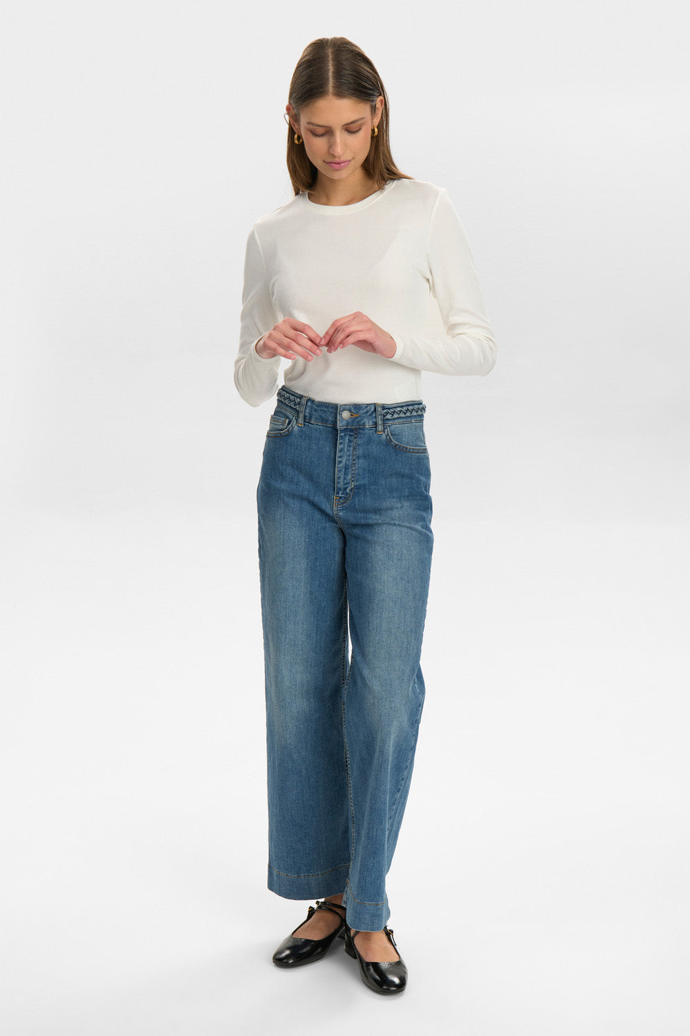 Numph Paris Cropped Jeans Light Denim