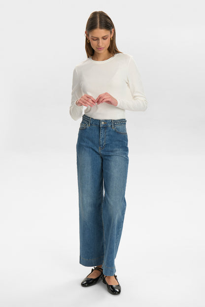 Numph Paris Cropped Jeans Light Denim