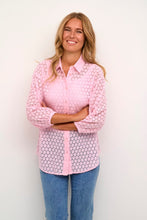 Load image into Gallery viewer, Kaffe Loren Lace Shirt, Pink
