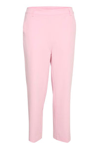 Kaffe Sakura Cropped Pants, Pink Mist