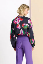 Load image into Gallery viewer, Pom Violets Blouse, Navy
