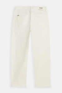 Pom Eline Straight Jeans, White