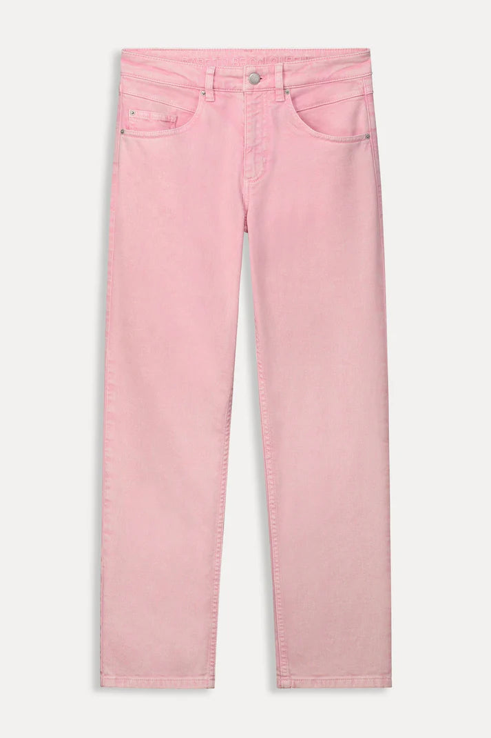 Pom Elli Straight Blooming Pink Jeans Pink