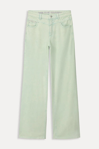 Pom Wide Leg Aqua Blue Aqua