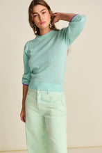 Load image into Gallery viewer, Pom Pullover, Aqua Blue
