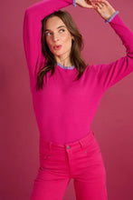 Load image into Gallery viewer, Pom Turtleneck, Fiery Pink
