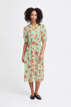 Load image into Gallery viewer, Ichi Yasma Dress Green Floral
