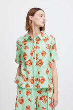 Load image into Gallery viewer, Ichi Yasma Shirt Green Floral

