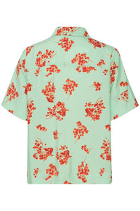 Ichi Yasma Shirt Green Floral