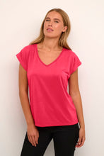 Load image into Gallery viewer, Kaffe Lise T-Shirt, Virtual Pink
