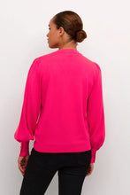 Load image into Gallery viewer, Kaffe Lizza Round Neck Pullover, Virtual Pink
