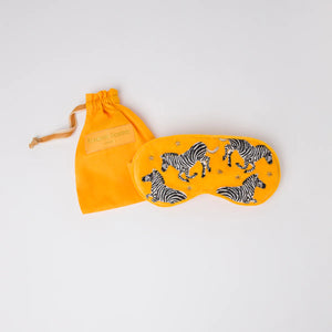 Zebra Eye Mask, Yellow