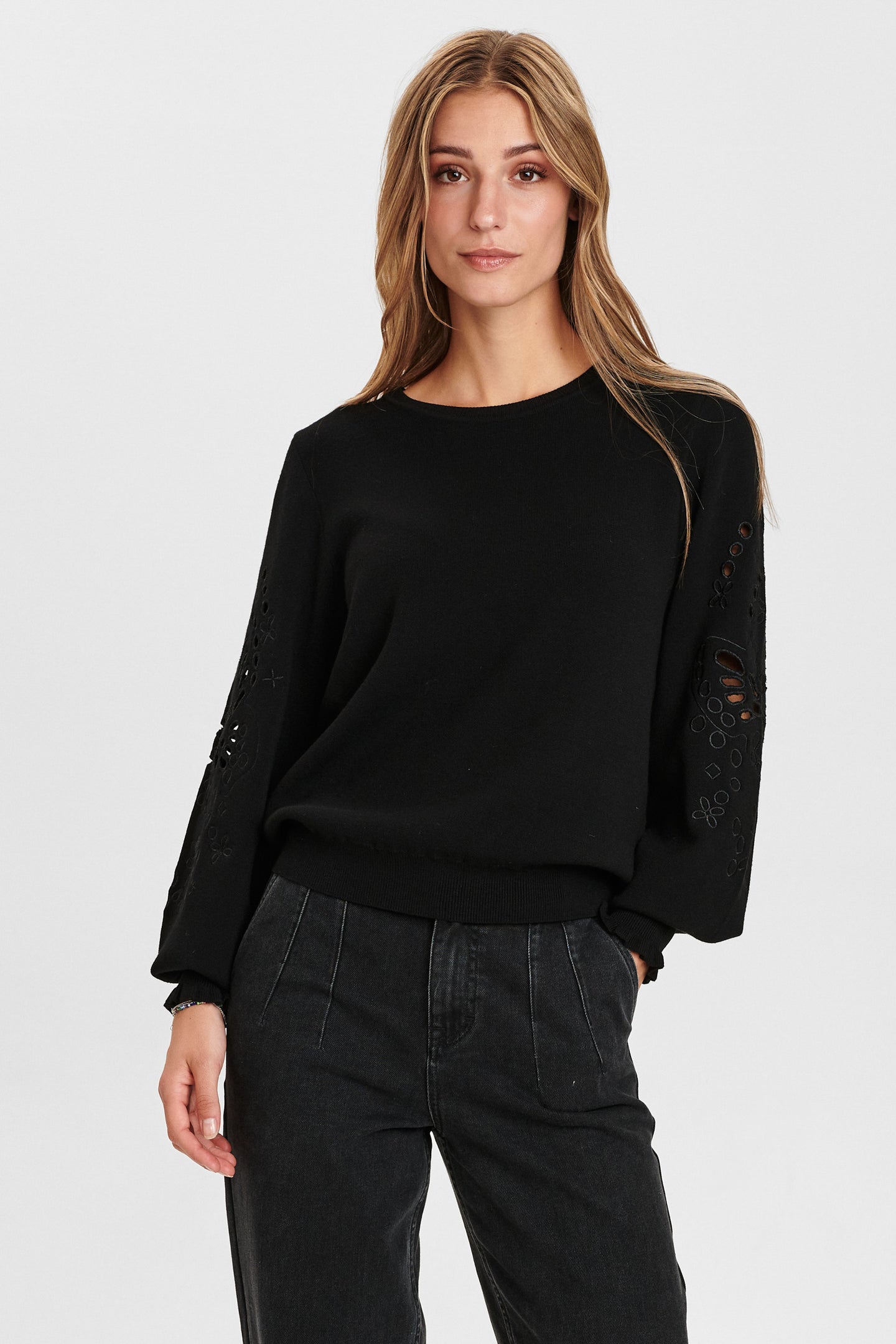 Numph Cherilyn Knitted Sweater Black