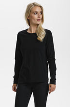 Load image into Gallery viewer, Kaffe Marin Ls T-Shirt Black
