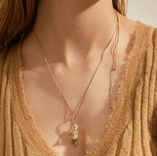 Pilgrim Native Beauty Symbol Necklace Gold
