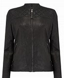 Load image into Gallery viewer, Andrea Leather Jacket Black

