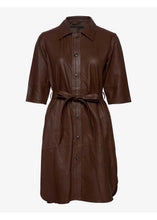 Load image into Gallery viewer, Clare Thin Brown Dress Smoked
