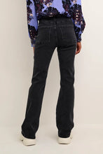 Load image into Gallery viewer, Kaffe Selma Long Flared Jeans, Grey
