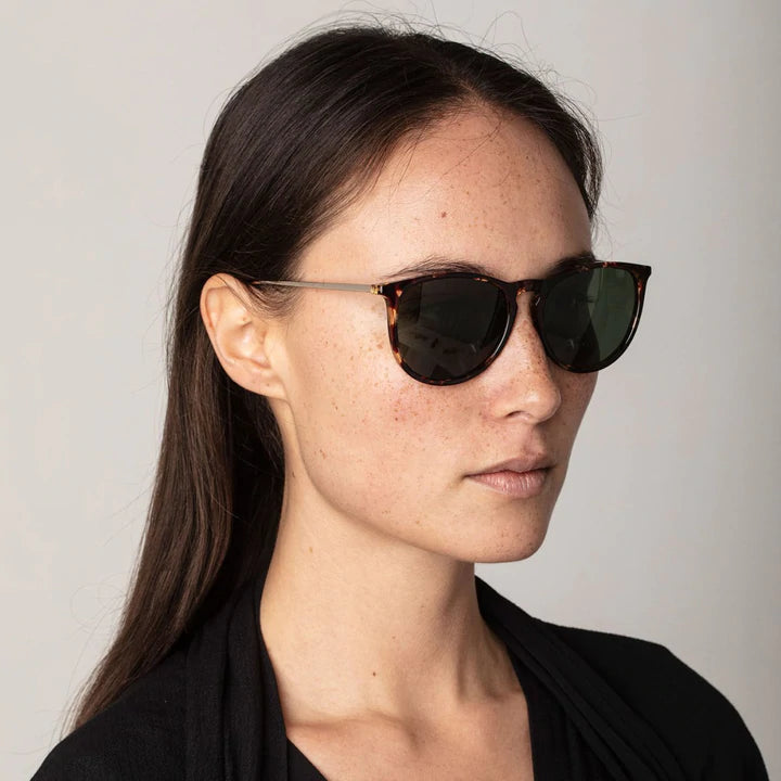 Vanille Light Tortoise Brown Sunglasses, .