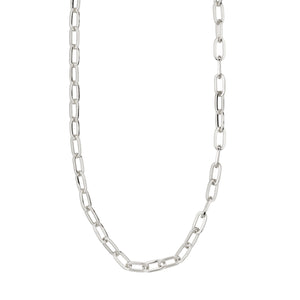 Necklace Bibi Silver Plated White Silver