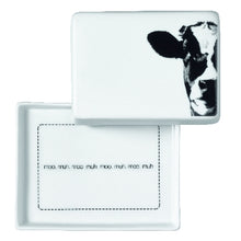 Load image into Gallery viewer, Small Cow Butterdish .

