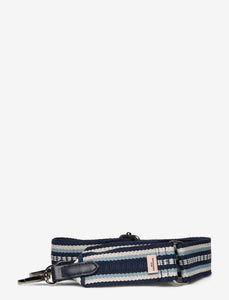 Becks Malia Bag Strap, Blue Striped